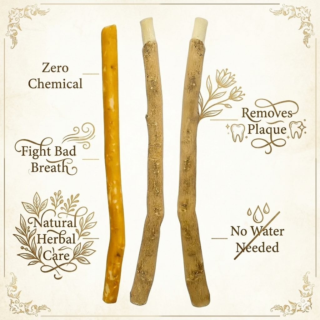 Roots&Bristle Natural Brush (3-Pack)